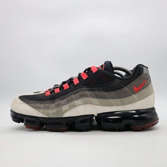 Nike Air VaporMax 95 Hot Red Pewter Granite Men\'s Size 11 Sneakers  AJ7292-101 main image 9